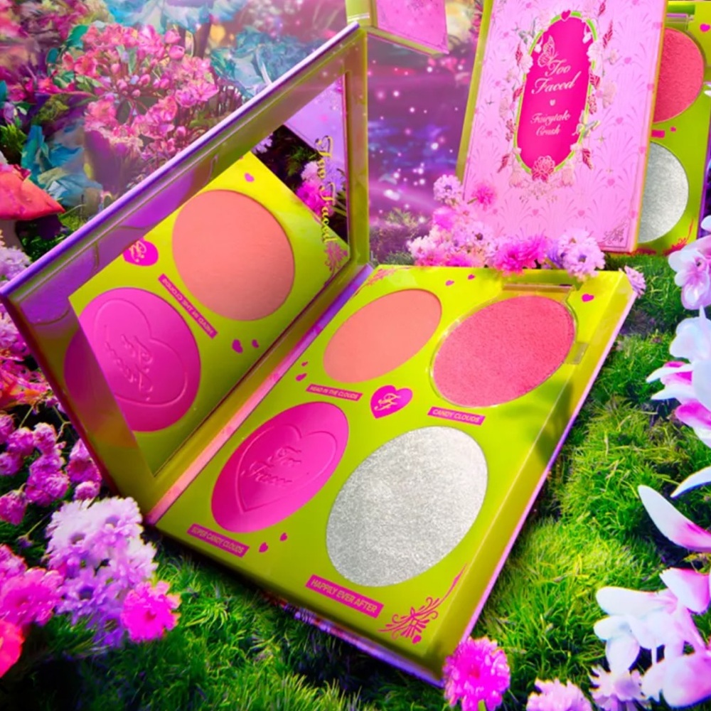 Too faced fairytale crush blush & highlighter palette